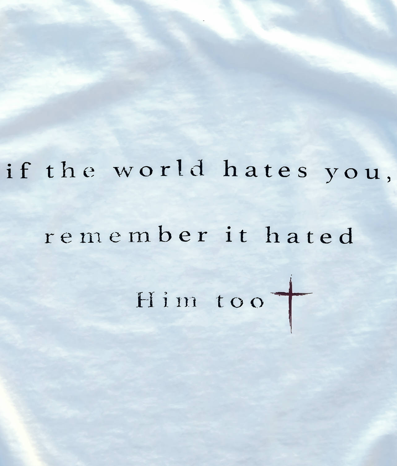 "outcast" baby tee (white)