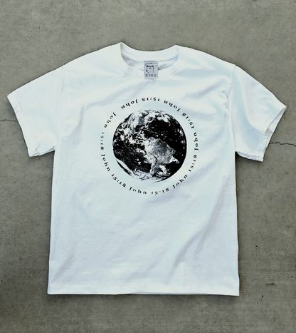 "outcast" baby tee (white)