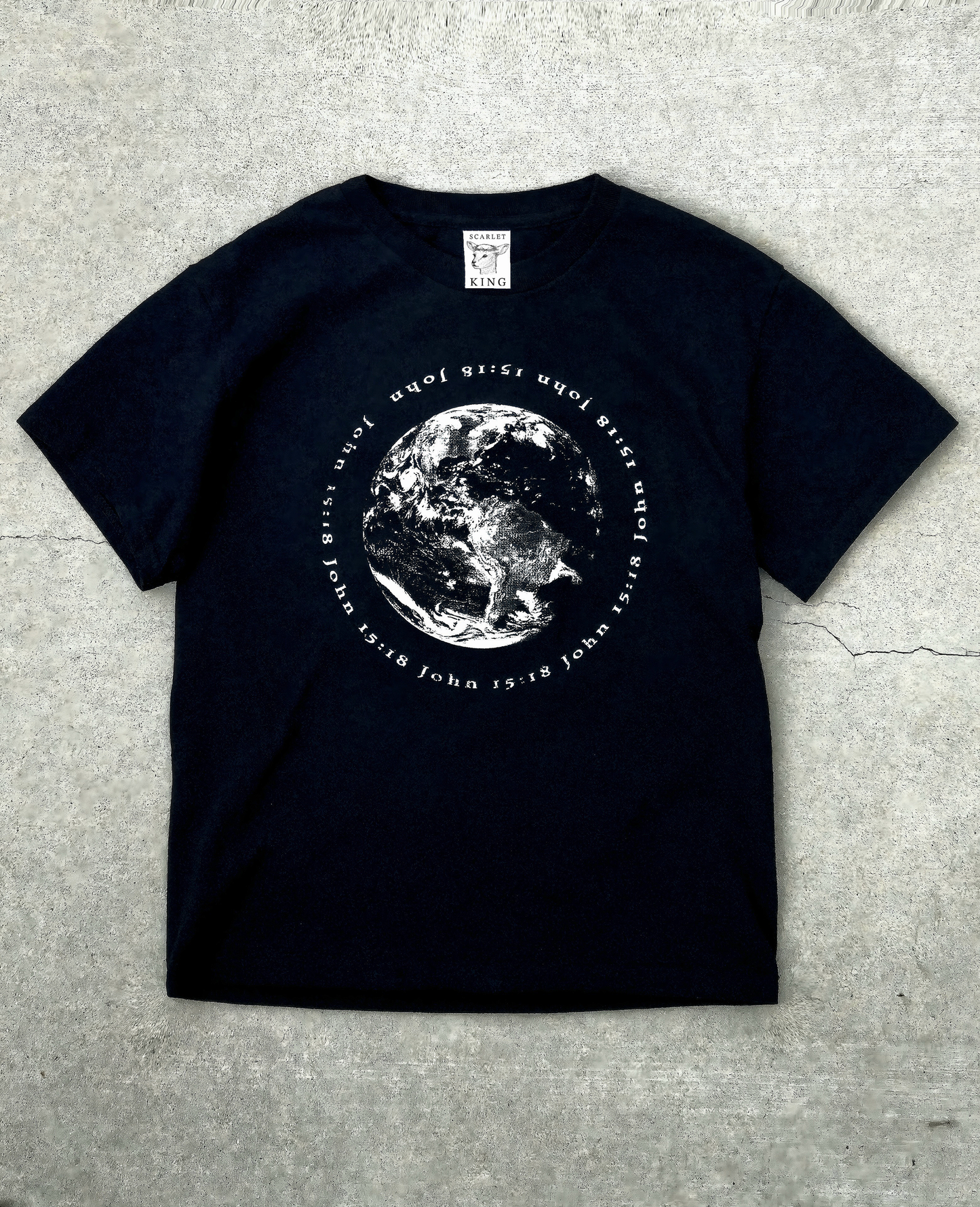 "outcast" baby tee (black)